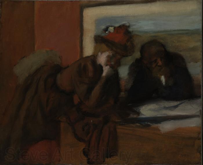 Edgar Degas Causerie Spain oil painting art